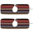 thumbnail image 1 of 2 Pack Faucet Mat Splash Guard for Kitchen Sink,Geometric Ethnic Floral Leaves 30x5 Inch Super Absorbent Microfiber Sink Protector Mat, Kitchen Sink Mat Machine Washable Kitchen Sink Accessories, 1 of 7