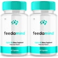 thumbnail image 1 of (2 Pack) Feedamind - Brain Boost Supplement - Dietary Supplement for Focus, Memory, Clarity, & Energy - Advanced Cognitive Support Formula for Maximum Strength - 120 Capsules, 1 of 7