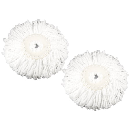 2 Pack Felji Microfiber Replacement Mop Pads Fit Hurricane PRO 360 Rotating Spin Magic