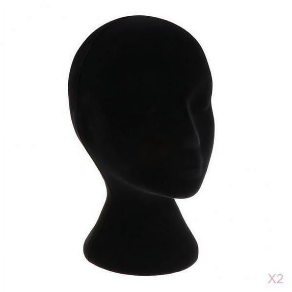 2 Pack Female Mannequin Manikin Head Model s Glasses Display Stands