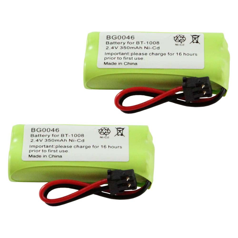 2-Pack Fenzer Home Phone Battery BG0046 for Uniden BT-1008 BT1008
