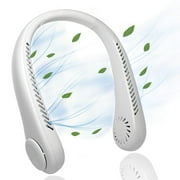2-Pack Fenzer Neck Fan, Portable Bladeless Neck Fans, Upgrade 360  Airflow, Super Quiet, 3 Speeds, 5000mAh Personal Wearable Neck Fan, Upgraded Cooling Air Volume USB Rechargeable Hands Free Fan