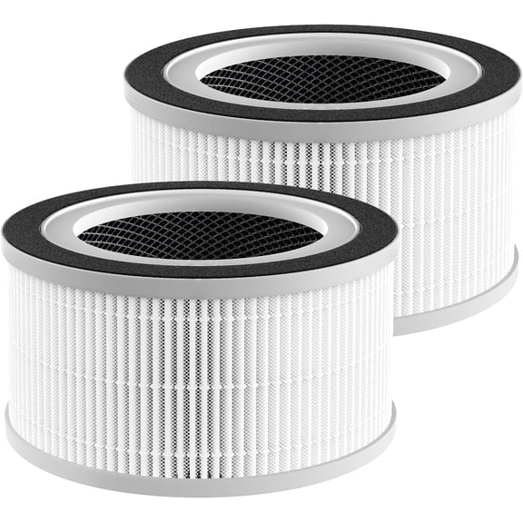 2 Pack Fillo/Allo Replacement Filter Compatible with Fillo/Halo/ Allo, with 3-in-1 HEPA Filtration for Fillo Air Purifier, for Allo Air Filter