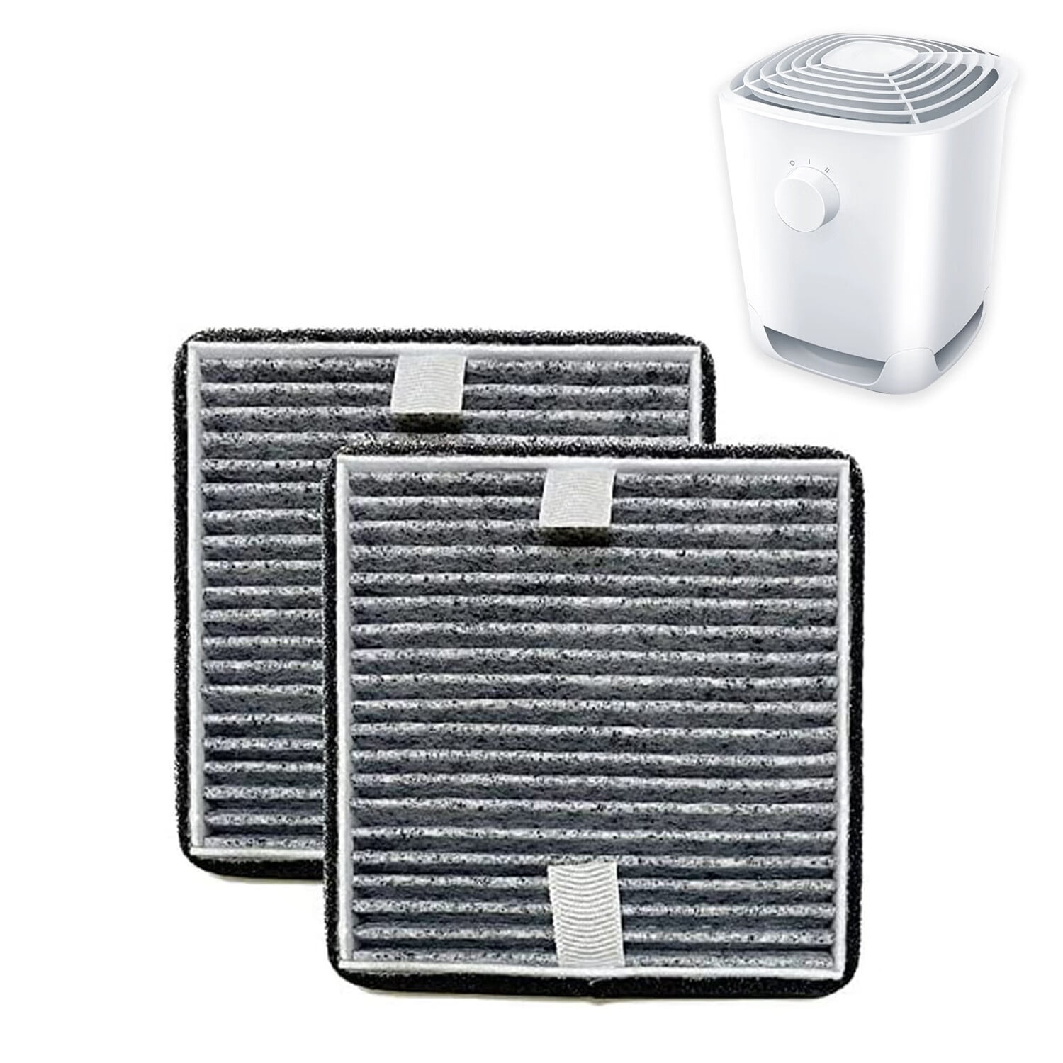 2 Pack Filter Replacement Compatible with Febreze FHT150W Odor Grab