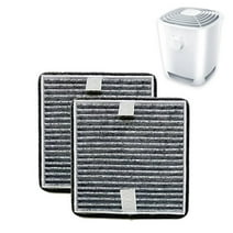 2 Pack Filter Replacement Compatible with Febreze FHT150W Odor Grab Portable Air Cleaner/Odor Reducer, Compared to part FRF105