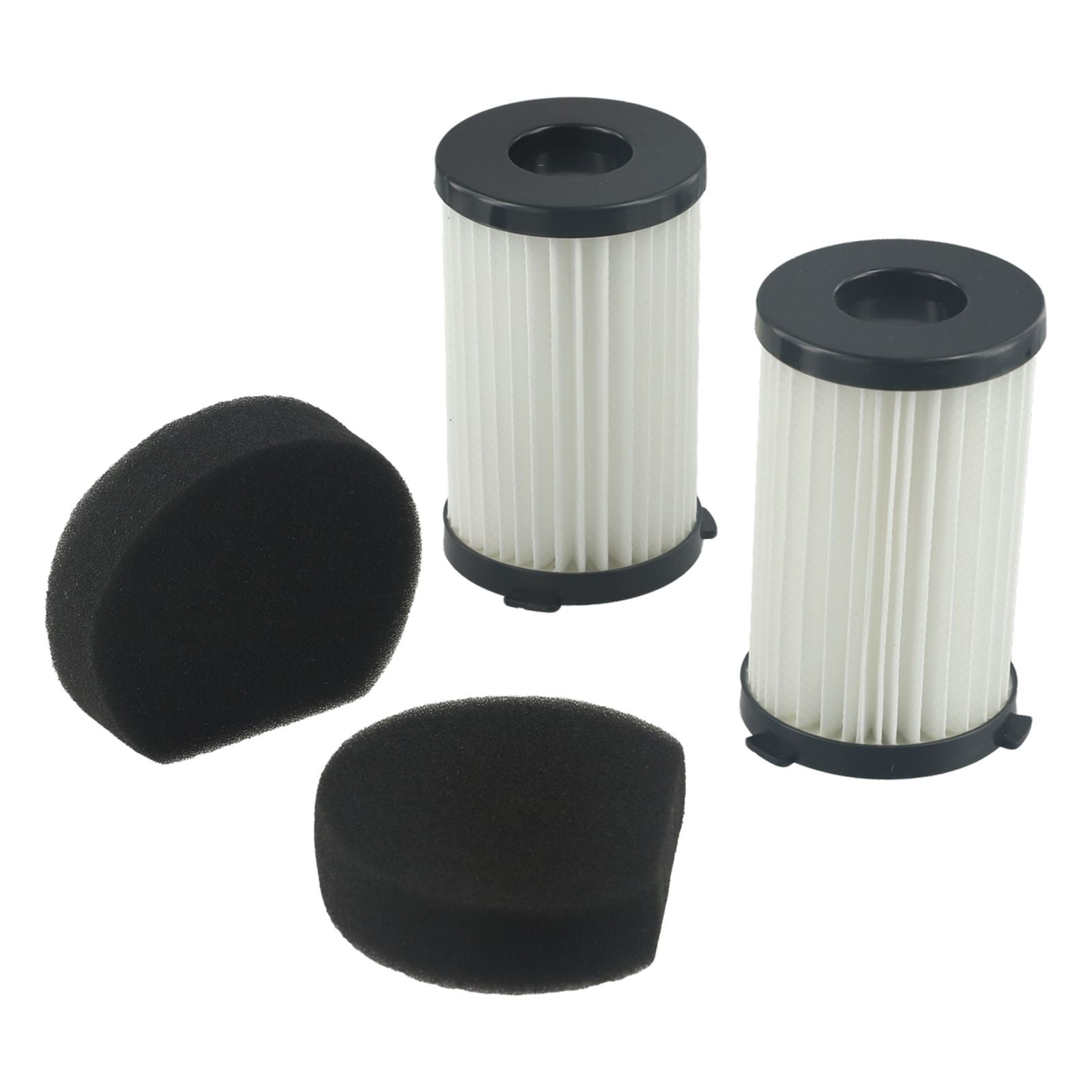 Ersatz-Filter Set Für Staubsauger (Iwoly V600, Cecotec 520/560 Etc.) – 2x HEPA-Filter + 2x Schwammfilter, Waschbar
