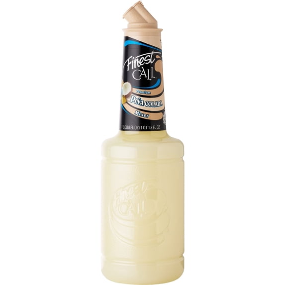 2 Pack-Finest Call Premium Pina Colada Drink Mix, 1 Liter Bottle (33.8 Fl Oz), Individually Boxed Packaing may vary