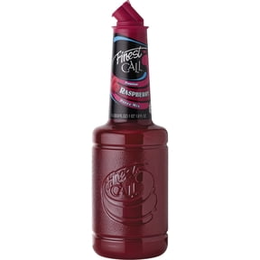 2 Pack-Finest Call Premium Raspberry Fruit Puree Drink Mix, 1 Liter Bottle (33.8 Fl Oz), Individually Boxed Packaing mayvary