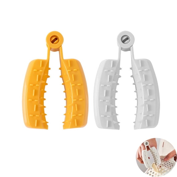 2 Pack Finger Guards Knuckle Protector Non-Slip Clips Handle Grip Safety Hand Guard for Mandoline Slicers Cheese Grater Handheld Chopping Grating Cutting Slicing Fruits Vegetables Veggies