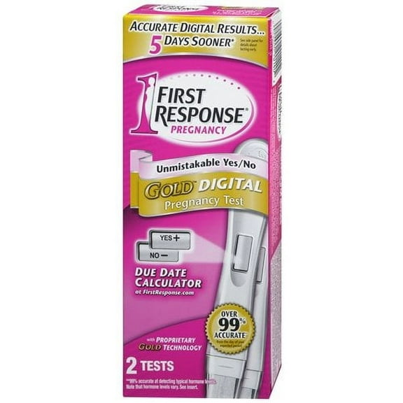 2 Pack - -First Response Gold Digital Pregnancy Test Kit 2 count Each