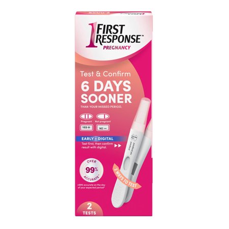 2 Pack - First Response Test & Confirm Pregnancy Test, 1 Line Test and 1 Digital Test *EN