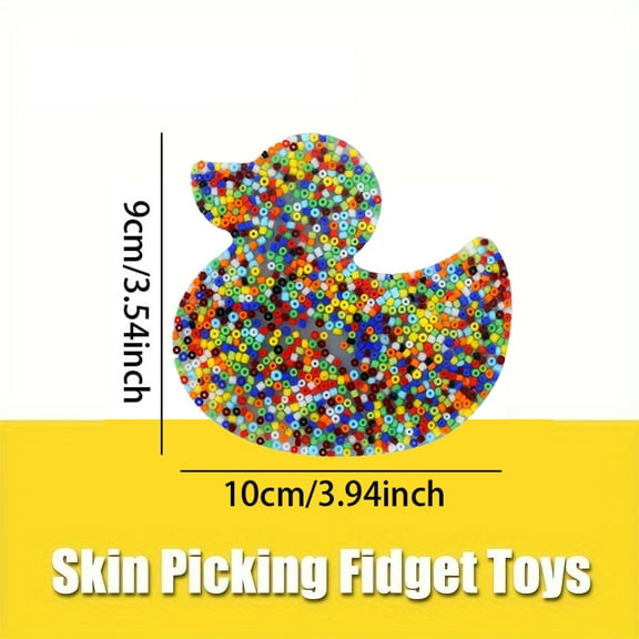 2 Pack Fish Shape Picky Pad,Skin Picking Fidget Toys, Picking Pad Fidget Toys for Trichotillomania Skin Pickers Dermatillomania ADHD OCD Adults