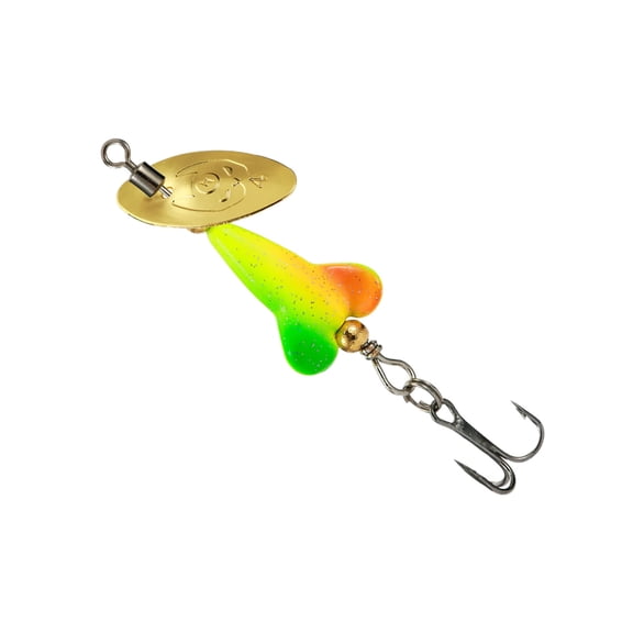 2 Pack Fishing Lures Suitable For Fishing,Fishing Metal Spinnerbaits For Trout Fishing Tri Hook Design Long Casting Outdoor Fishing Gear