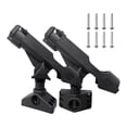 thumbnail image 1 of 2 Pack Fishing Rod Holders for Boat Adjustable Kayak Rod Holder Side Deck Mount Rod Holder Boat Fishing Pole Holder, 1 of 8