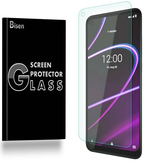 [2-Pack] Fit For T-Mobile Revvl (5G) [BISEN] Tempered Glass Screen Protector, Anti-Scratch, Anti-Shock, Shatterproof, Bubble Free