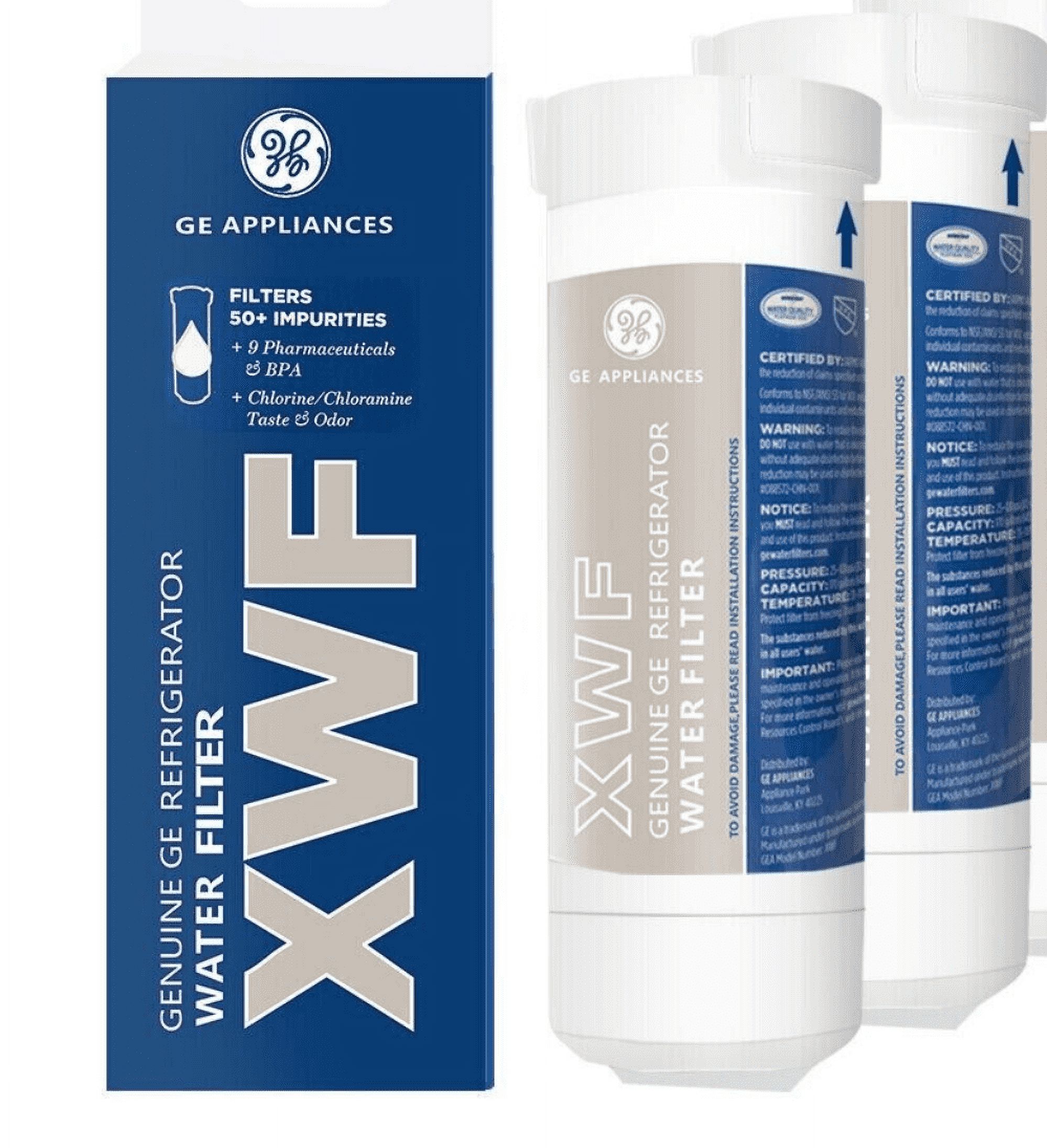 GE XWF Genuine Refrigerator Water Filter (1 Pack)