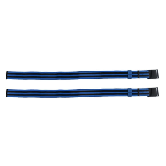 2-Pack Fitness Occlusion Training Bands for Blood Flow Restriction and Muscle Building, Blue, 101cm - Ideal for Leg Workouts