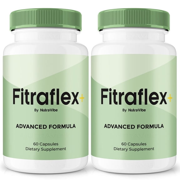 (2 Pack) FitraFlex+ Capsules Natural Joint Support Formula for Flexibility, Mobility & Confidence in Movement | Daily Formula for Comfort, Recovery & Active Lifestyle (120 Capsules)