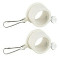 thumbnail image 1 of 2 Pack Flag Pole Swivel Mounting Rings Flag Pole Accessories with Grommet Clip - 1inch, 1 of 10
