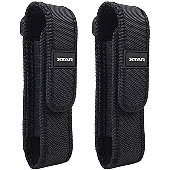 2-Pack Flashlight Pouch Holster Holder for 5"-6.5" Flash Light Compatible with Fenix UC30 UC35 E35 Surefire G2X 6P 6PX E2L 501B 502B Streamlight ProTacTZ20 (2 Flashlight Holster)$$Tools