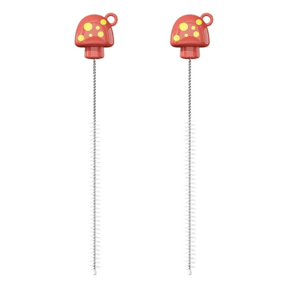 2 Pack Flexible Cup Lid and Straw Cleaner Brush, Cleaning Brush for Bottles, Extended Straw Cleaner for Water Bottles, Multi-Purpose Cleaning Brush, Cleaning Brush for Kitchen, Cleaning Tool