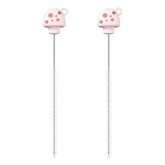 2 Pack Flexible Cup Lid and Straw Cleaner Brush, Cleaning Brush for Bottles, Extended Straw Cleaner for Water Bottles, Multi-Purpose Cleaning Brush, Cleaning Brush for Kitchen, Cleaning Tool