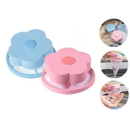 2-Pack Floating Pet Fur Catcher – Laundry Lint and Pet Hair Remover for Washing Machines TIKA