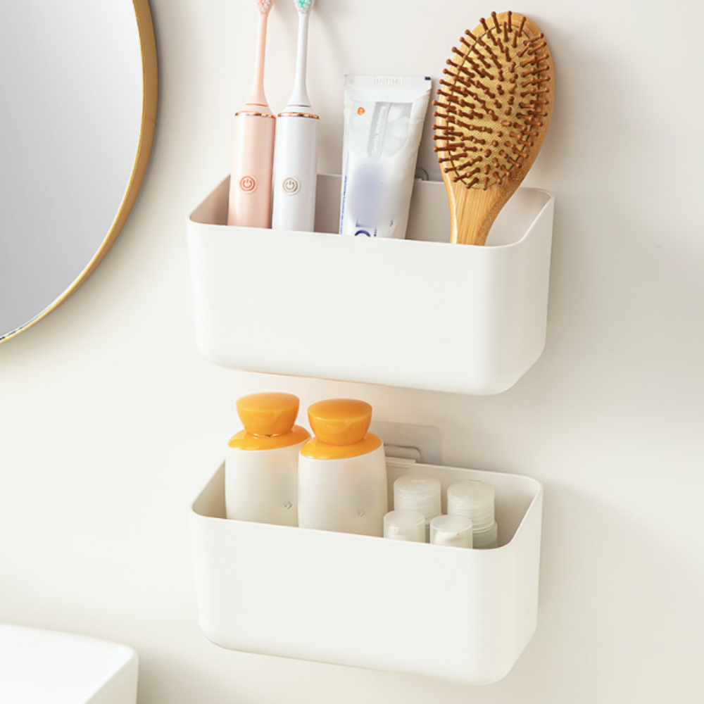 2 Pack Floating Shelf Wall Mounted, Shower Organizer Wall Storage ...