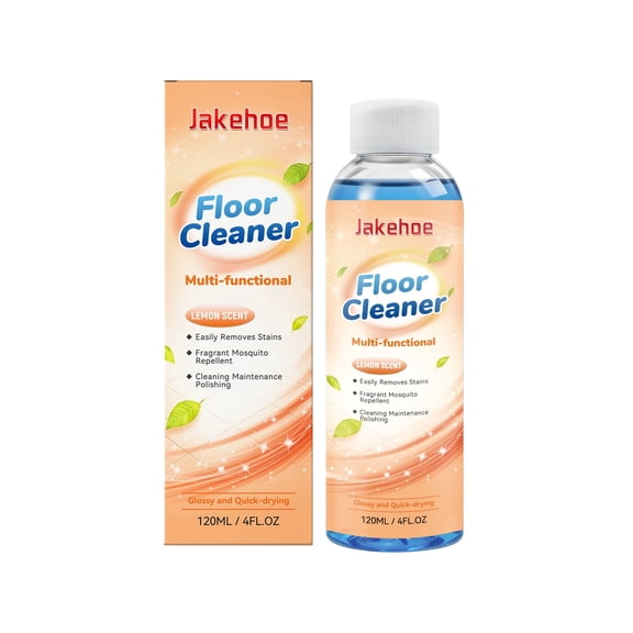 2-Pack Floor Cleaner Liquid Polyethylene Wax and Lemon Extract Mopping Solution, Multi-Surface Dirt Dissolver and Gloss Restorer