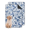 thumbnail image 1 of 2-Pack Floral Design Dog Training Mats, Washable Reusable Housebreaking Pads 24x35 Inch, Non-Slip Puppy Potty Solution for Indoor Areas, 1 of 8