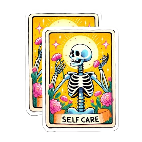 (2 Pack) Floral Design Magnet - Positive Message - 5" On Longest Side - Sticks to Smooth Flat Surfaces - Made in USA - MAG9420