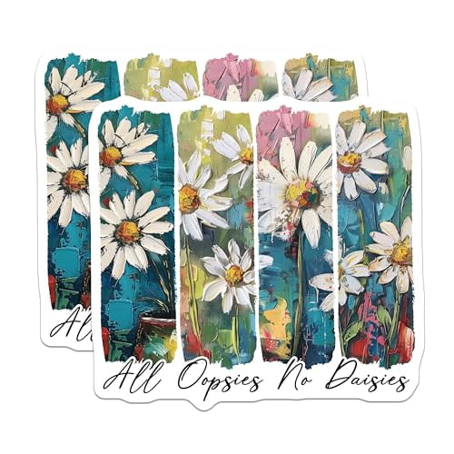 (2 Pack) Flower Wall Decor Magnet - 5" On Longest Side - Sticks to Smooth Flat Surfaces - Made in USA - MAG9444