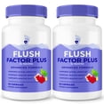 thumbnail image 1 of (2 Pack) Flush Factor Plus Capsules, Maximum Strength Formula for Strength and Mobility, All Natural Supplement to Support Overall Health, Official Flush Factor+ Detox Reviews (120 Capsules), 1 of 11