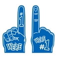 thumbnail image 1 of 2 Pack Foam Fingers, Giant Foam Finger, It's Goin' Down for Sports Cheer School Spirit Craft Foam Hands for Sports Events Games Party Supplies, 1 of 5