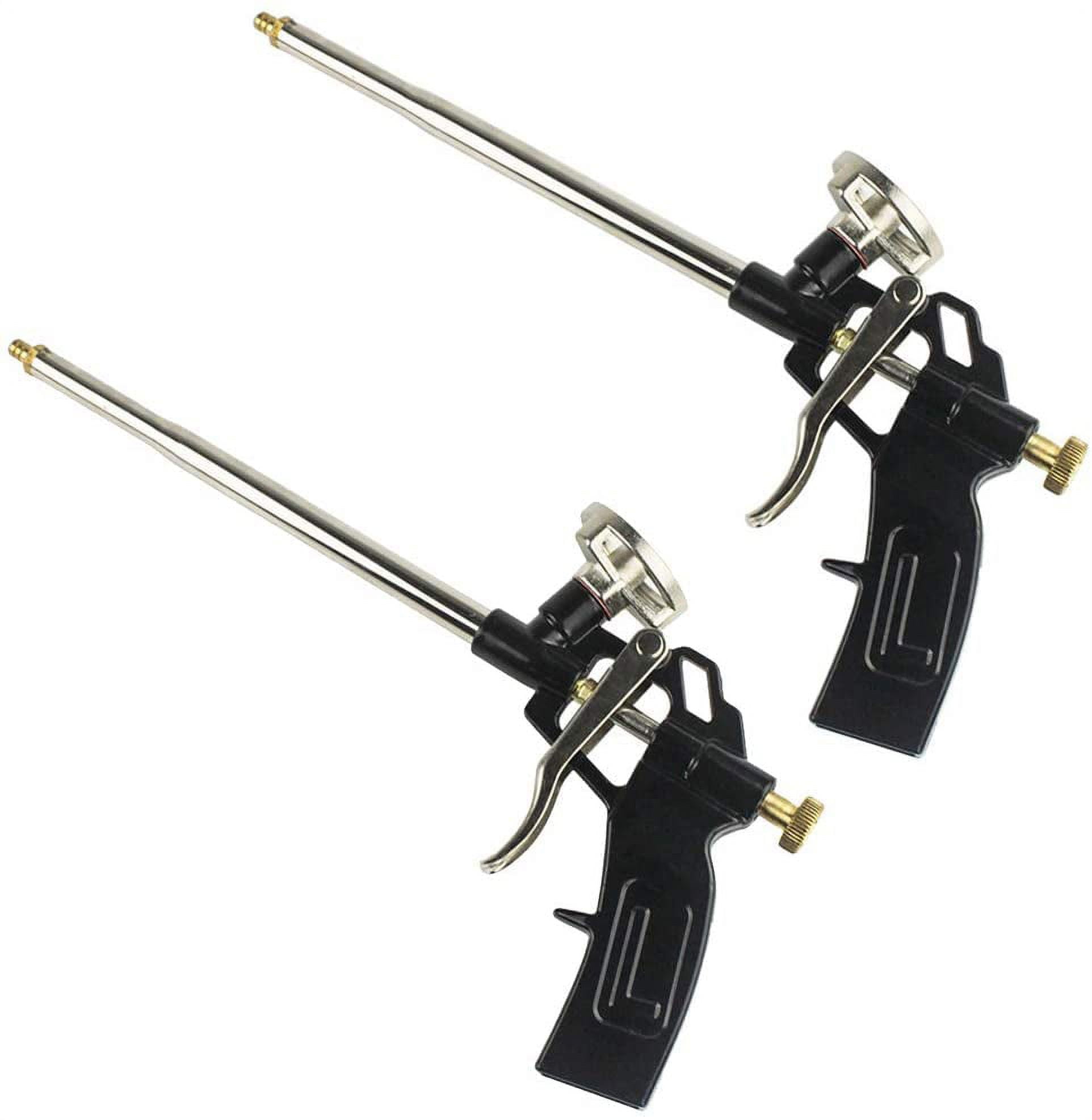 2 Pack Foam Gun, Picowe Foaming Gun Pu Expanding Caulking Gun Metal