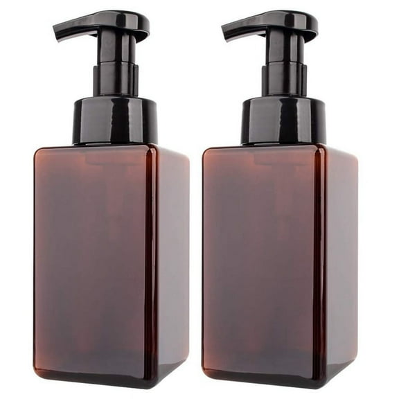2 Pack Foaming Soap Dispenser 15Oz Refillable Foam Liquid Hand Soap Empty Plastic Pump wm58