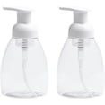 thumbnail image 1 of 2-Pack Foaming Soap Dispenser Pump Bottles,Foam Hand Soap Dispenser with Refillable Plastic Container for Shampoo for Bathroom & Kitchen-Clear,8 oz(250ml), 1 of 3