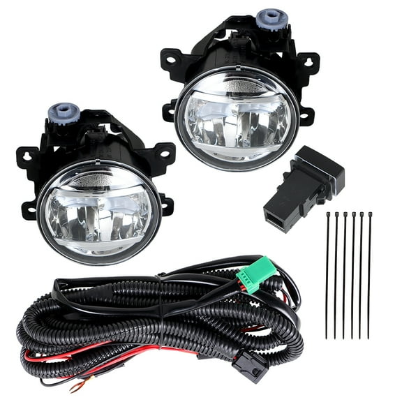 2-Pack Fog Light Assembly with Wiring Kit Replacement for 2022 Honda Civic Left and Right Side