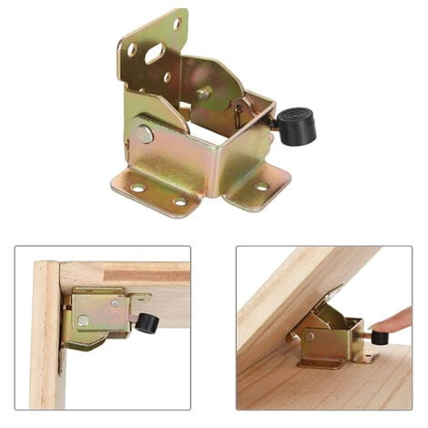 2 Pack Folding Brackets - Self-Locking Hinges and Corner Braces - for ...