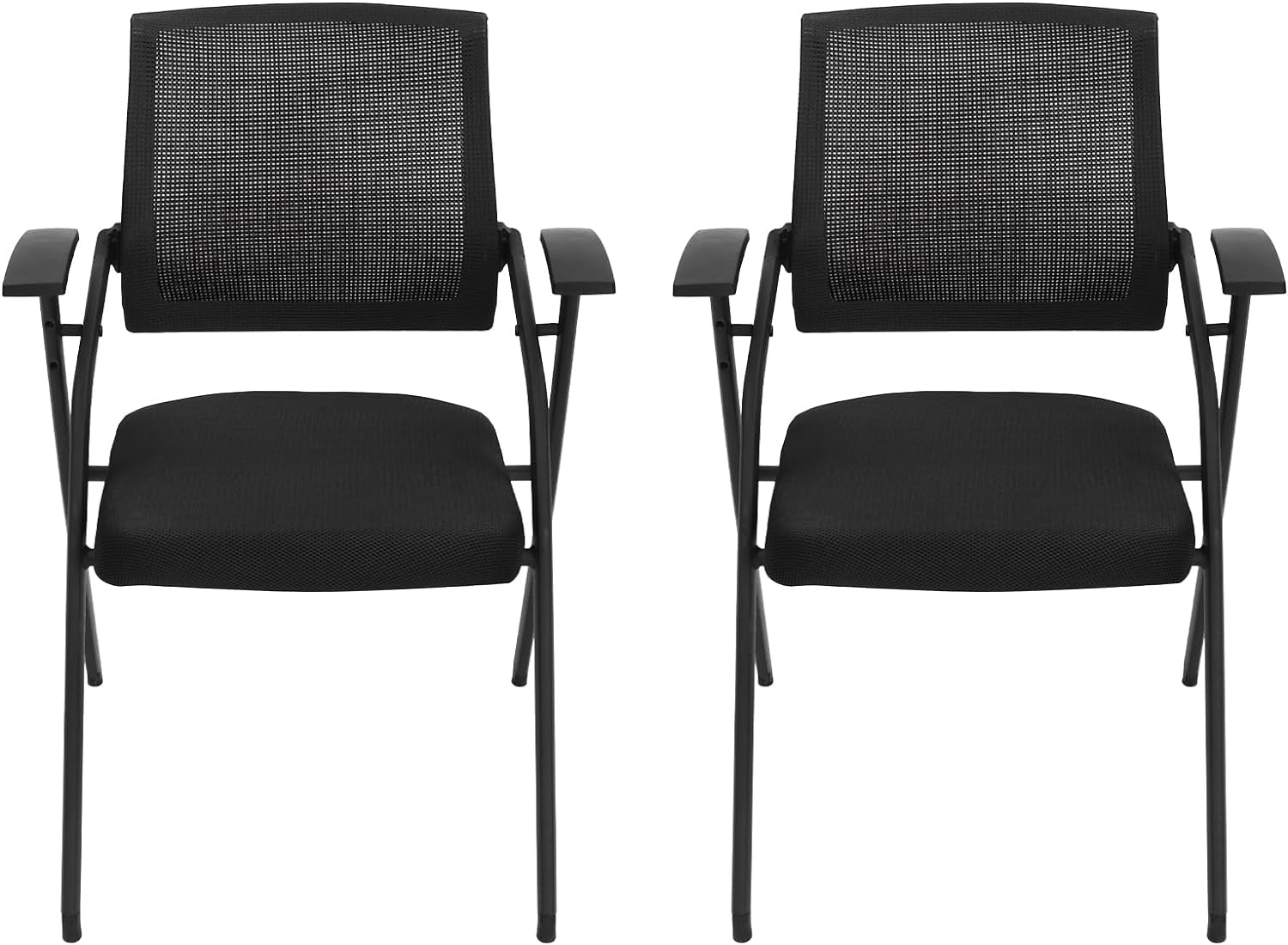 2 pack folding chairs 485 lbs heavy duty conference room chairs