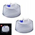 thumbnail image 1 of 2 Pack Folding Water Storage Tank 169/338/507oz with Spigot for Camping Travel, Collapsible Portable Water Container for Car Outdoor Hiking, 1 of 4