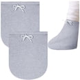 thumbnail image 1 of 2 Pack Foot Cast Sock Cover,Happon Foot Cast Shower Cover Plaster Protector, Plaster Stocking Protective, Adjustable Drawstring Plaster Foot Socks for Men and Women Foot Leg Protection, 1 of 6
