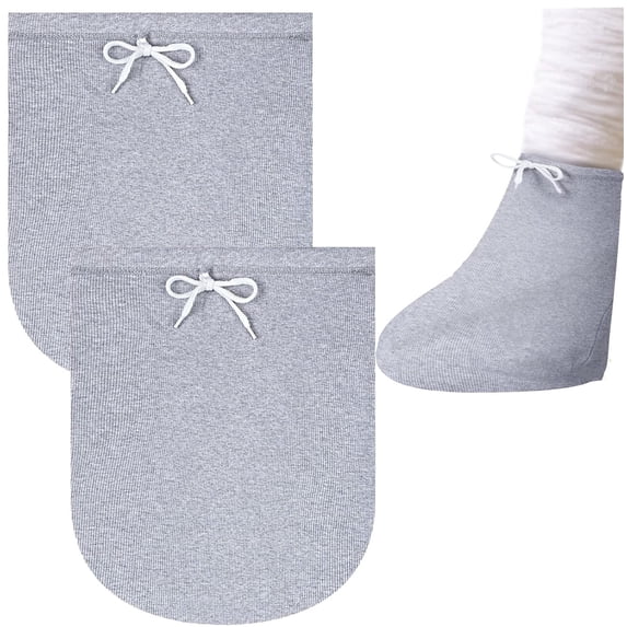 2 Pack Foot Cast Sock Cover,Happon Foot Cast Shower Cover Plaster Protector, Plaster Stocking Protective, Adjustable Drawstring Plaster Foot Socks for Men and Women Foot Leg Protection