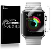 [2-Pack] For Apple Watch Series 5 40mm [BISEN] Tempered Glass Screen Protector, Anti-Scratch, Anti-Shock, Shatterproof, Bubble Free