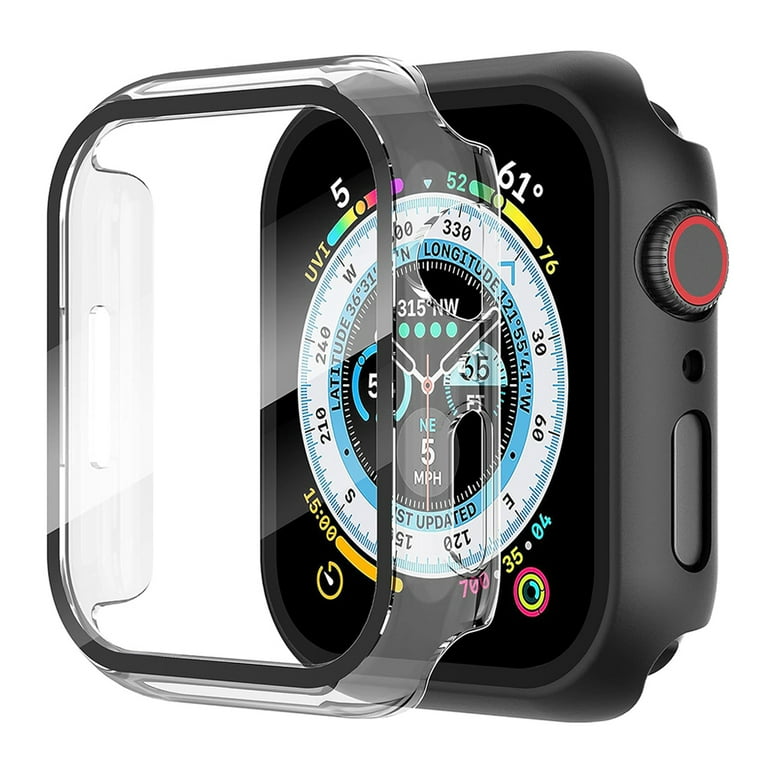 2 Pack For Apple Watch Series 9 8 7 Case 41mm IC ICLOVER Full