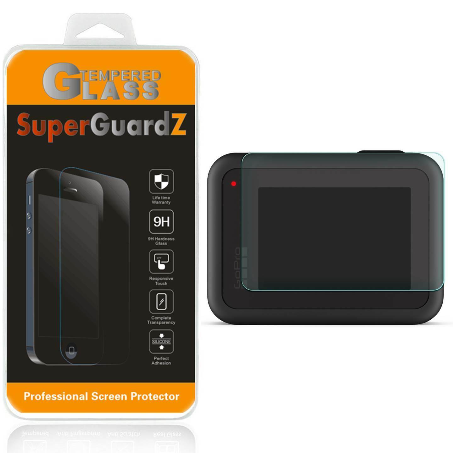 [2-Pack] For Big Screen of GoPro Hero8 Black - SuperGuardZ Tempered ...