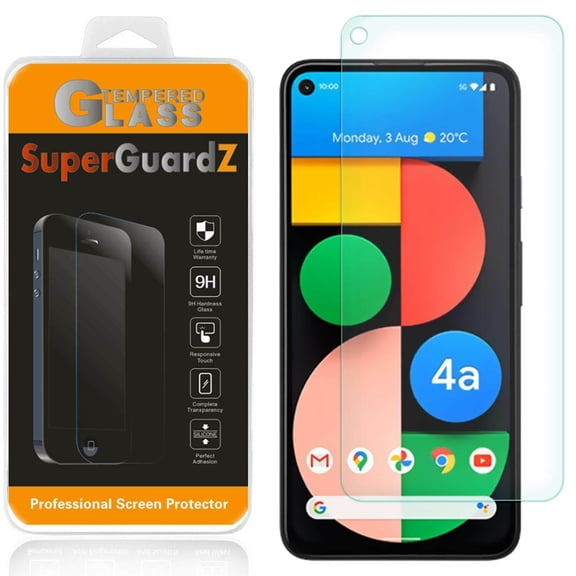 [2-Pack] For Google Pixel 5 (2020) - SuperGuardZ Tempered Glass Screen Protector, Anti-Scratch, 9H Hardness, Anti-Bubble, Anti-Shock