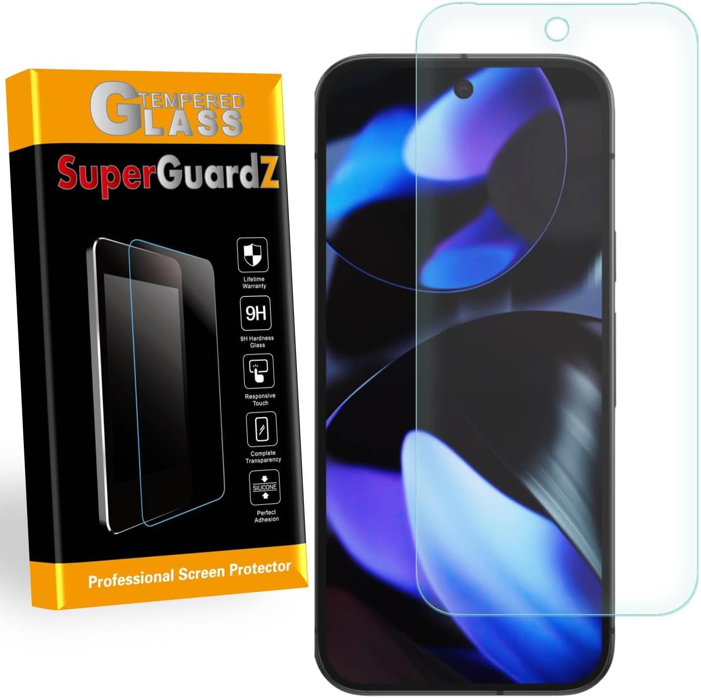 [2-Pack] For Google Pixel 9 Pro XL (2024) - SuperGuardZ Tempered Glass