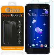 [2-Pack] For HTC U11 / U 11 - SuperGuardZ Tempered Glass Screen Protector [Anti-Scratch, Anti-Bubble] + 2 Stylus Pen