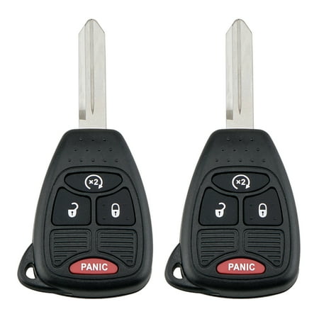 2 Pack For JEEP 2010-2018 4-Button Remote Start Key Fob OHT692427AA